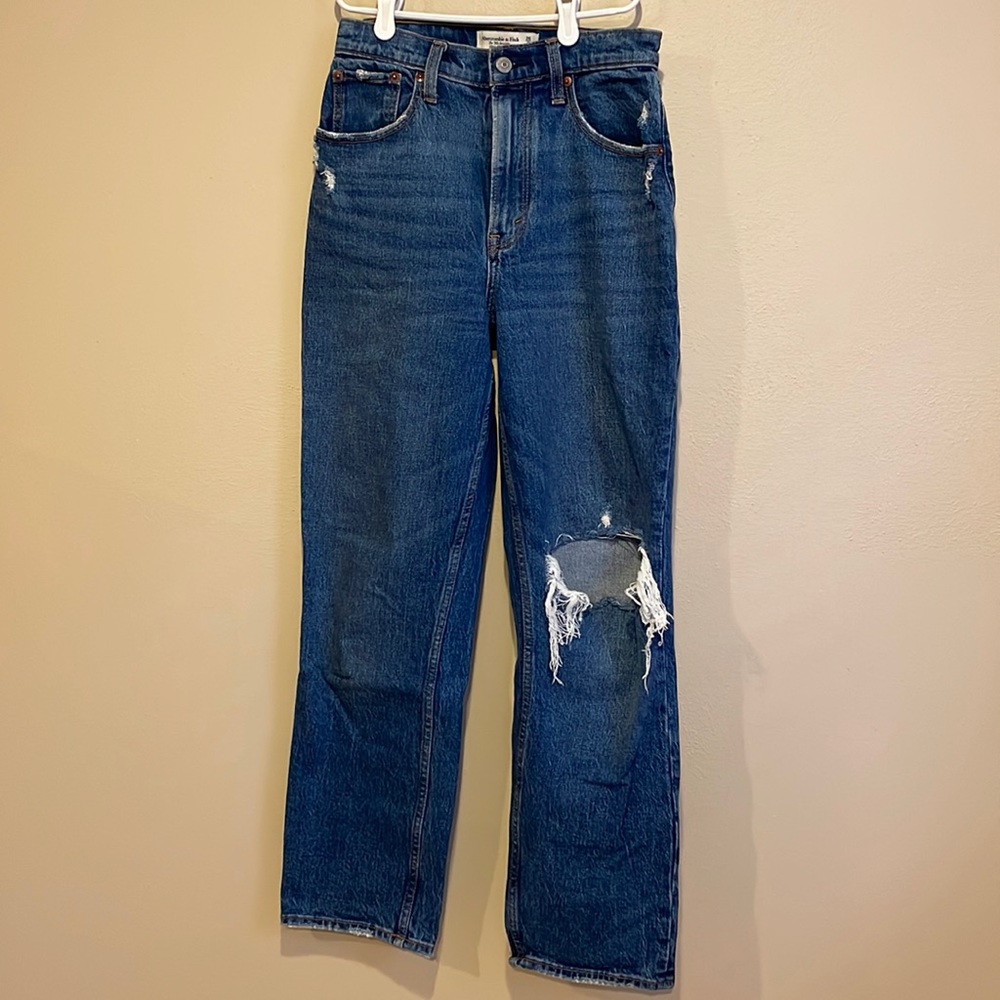 abercrombie 90s straight curve love jean